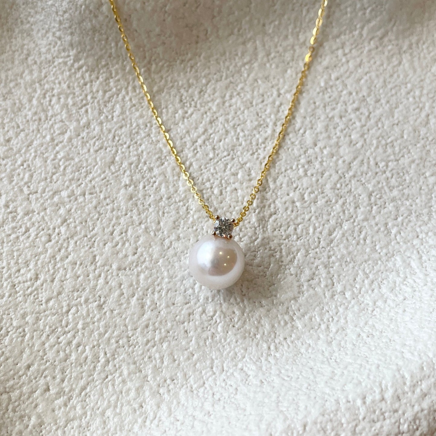 10-11mm pearl necklace front