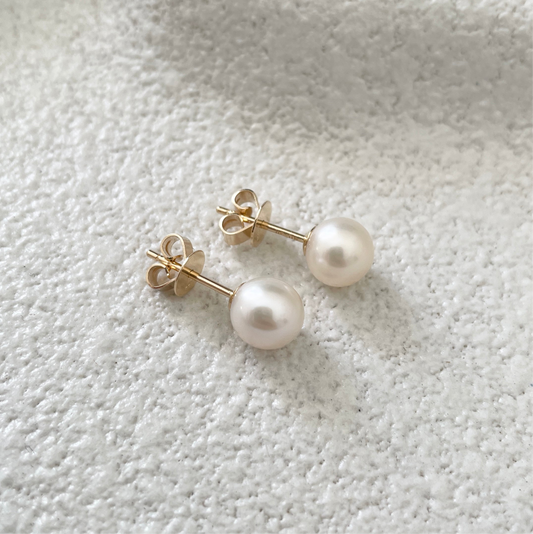 Pearl Stud Earrings