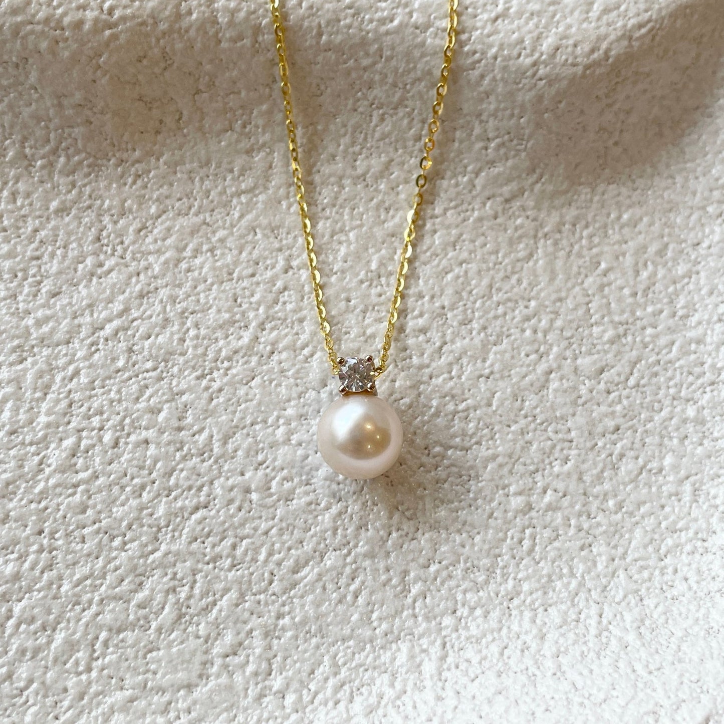 8-9mm pearl necklace front