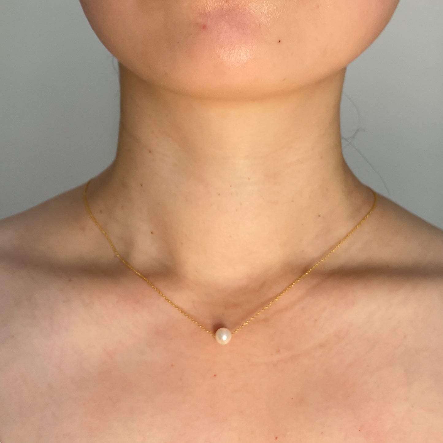 Simple Pearl Necklace