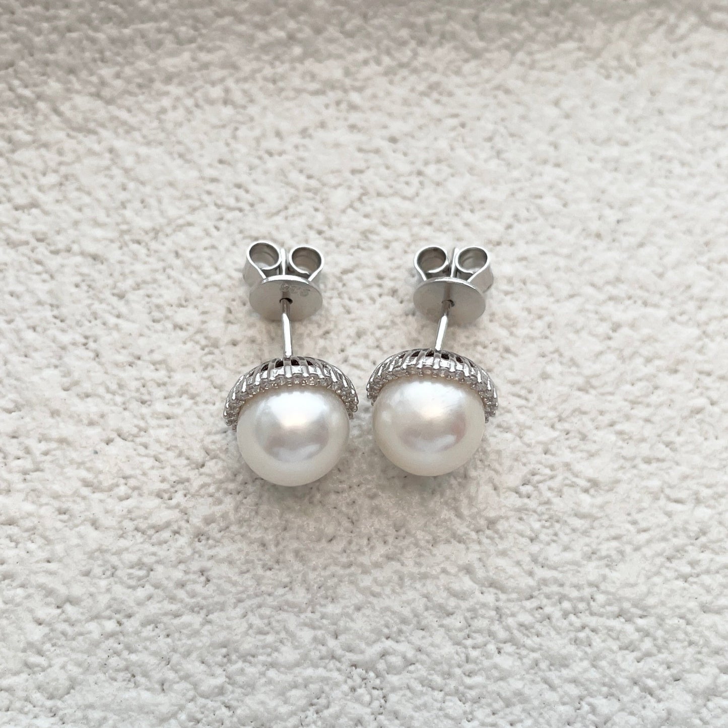 Pearl earrings