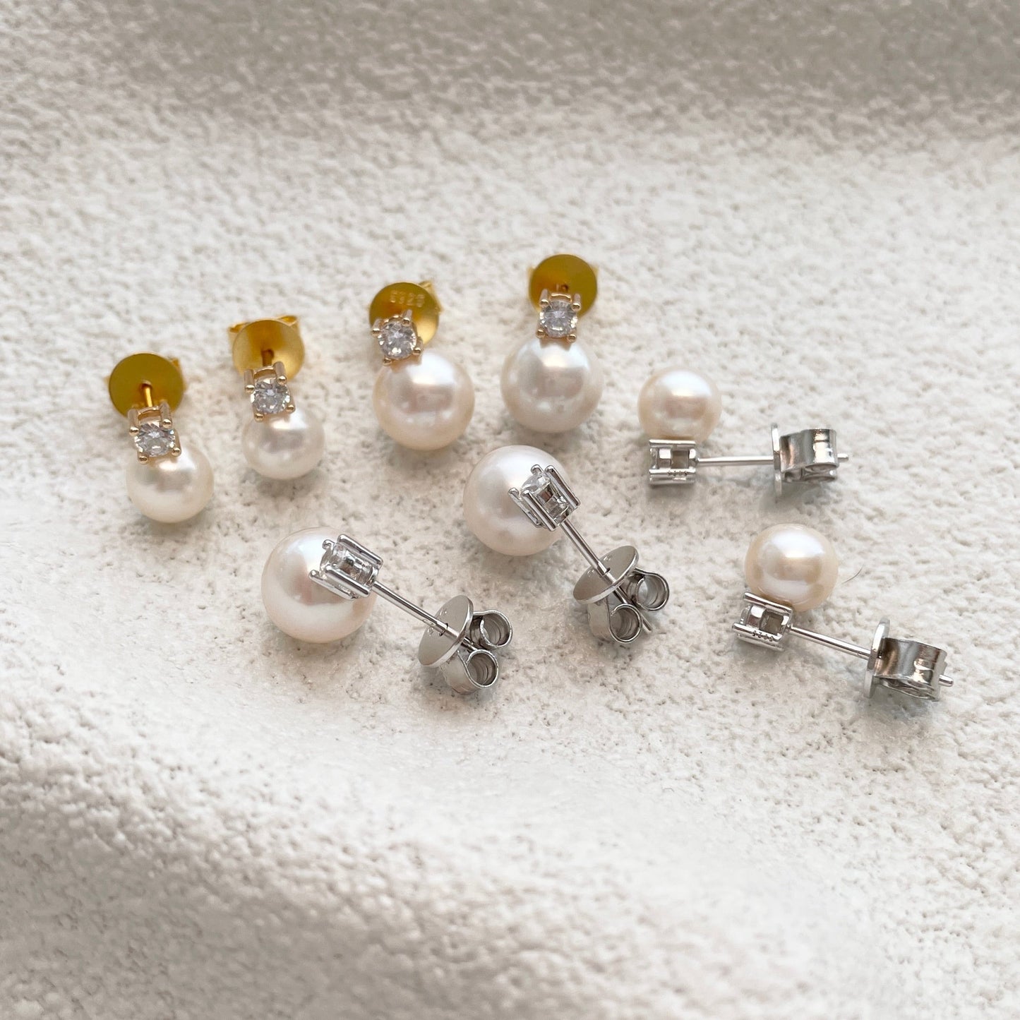 Pearl earrings