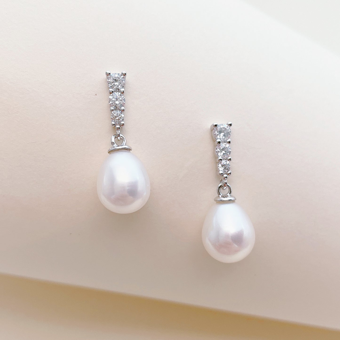 Pearl earrings