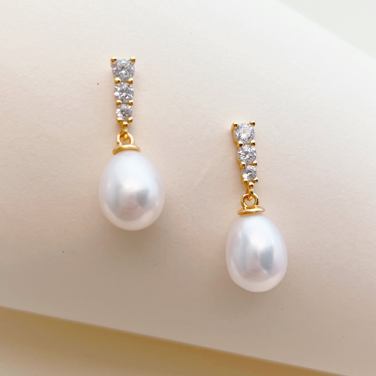 Pearl earrings