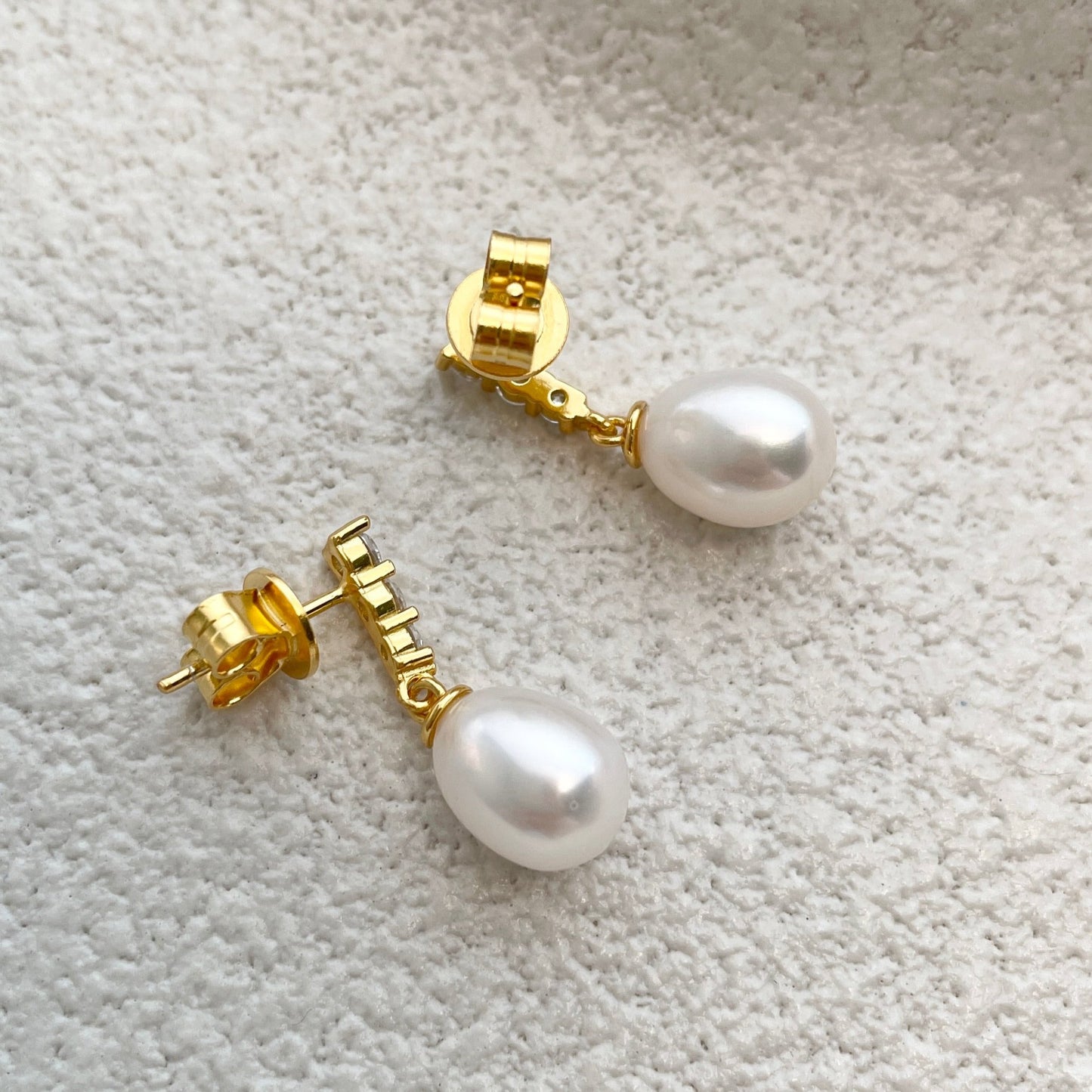 Pearl earrings