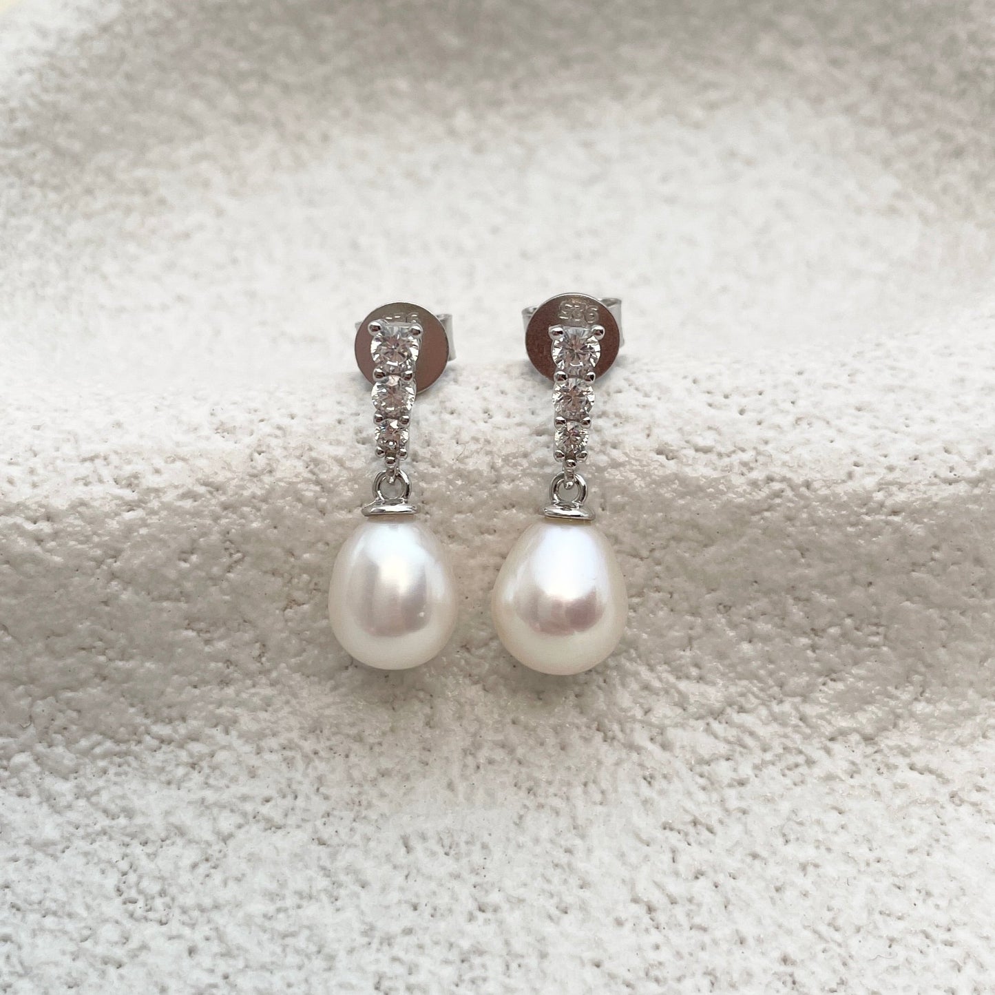 Pearl earrings