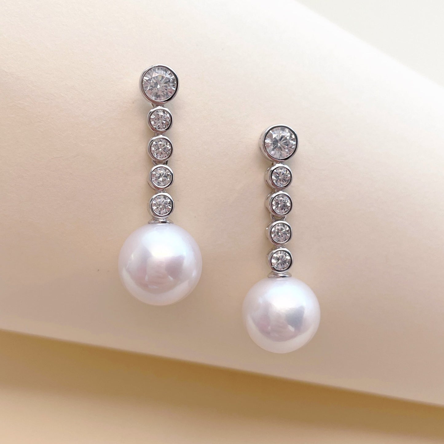 pearl bridal earrings