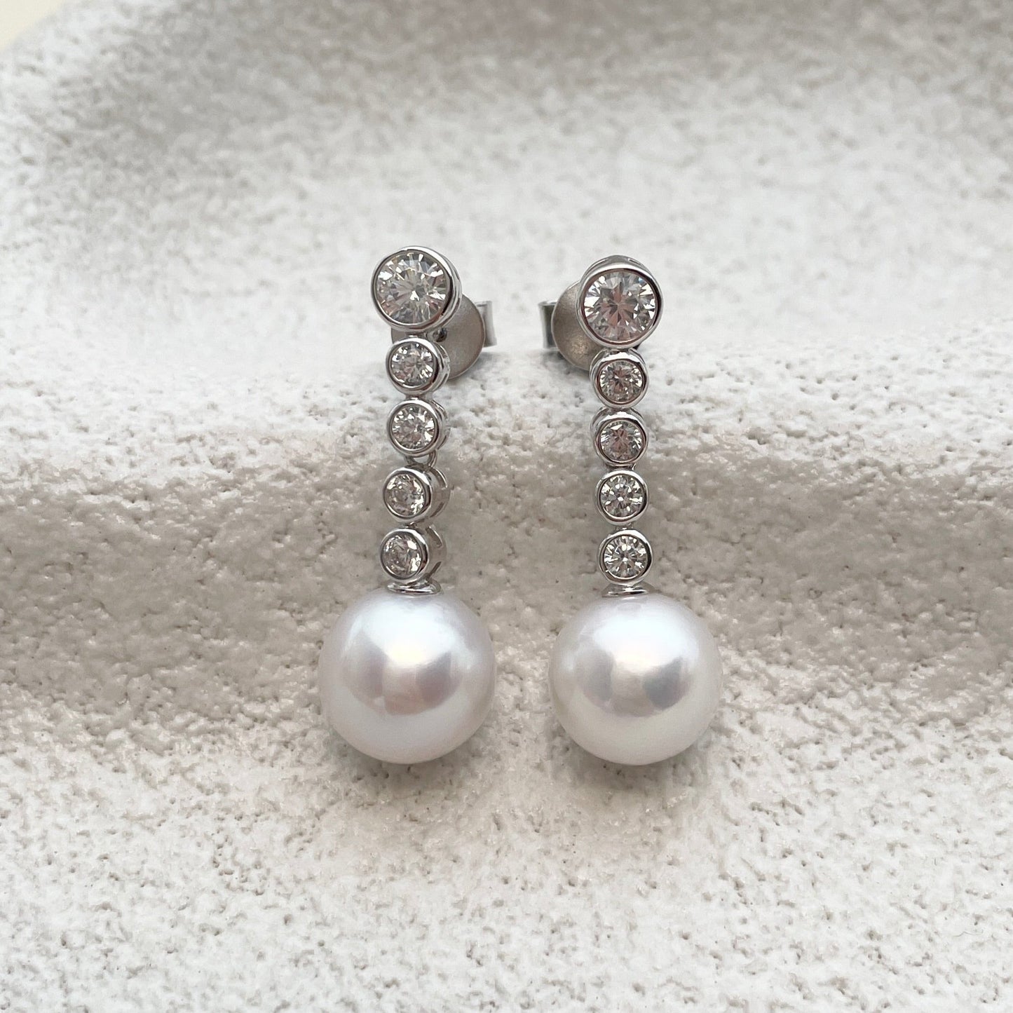 pearl bridal earrings