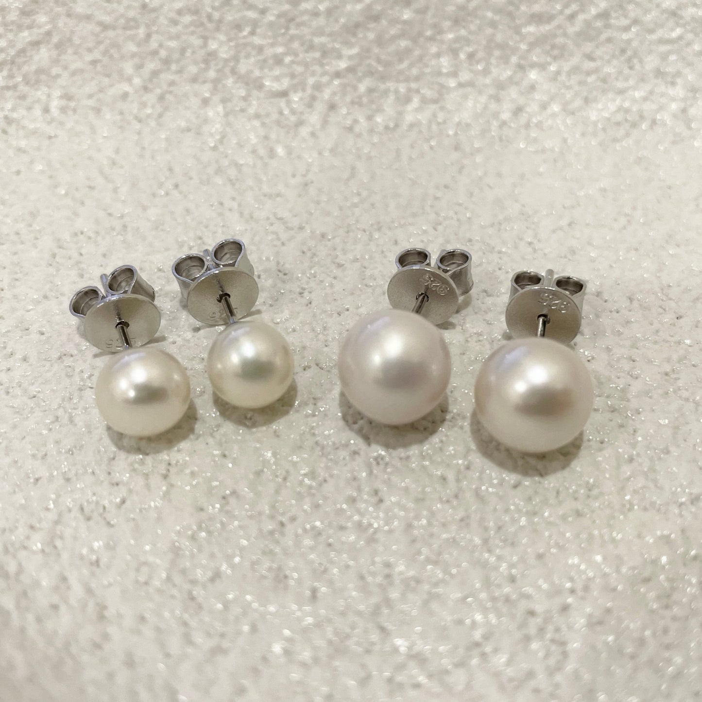 pearl earrings for mum and daughter