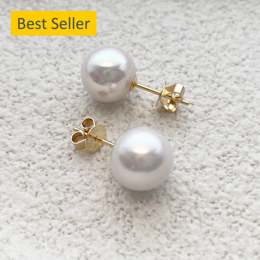 10-11mm Pearl Stud Earrings