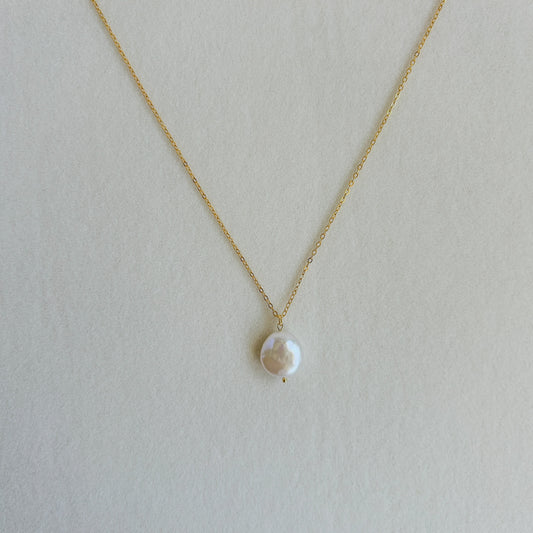 Coin Baroque Pearl Necklace