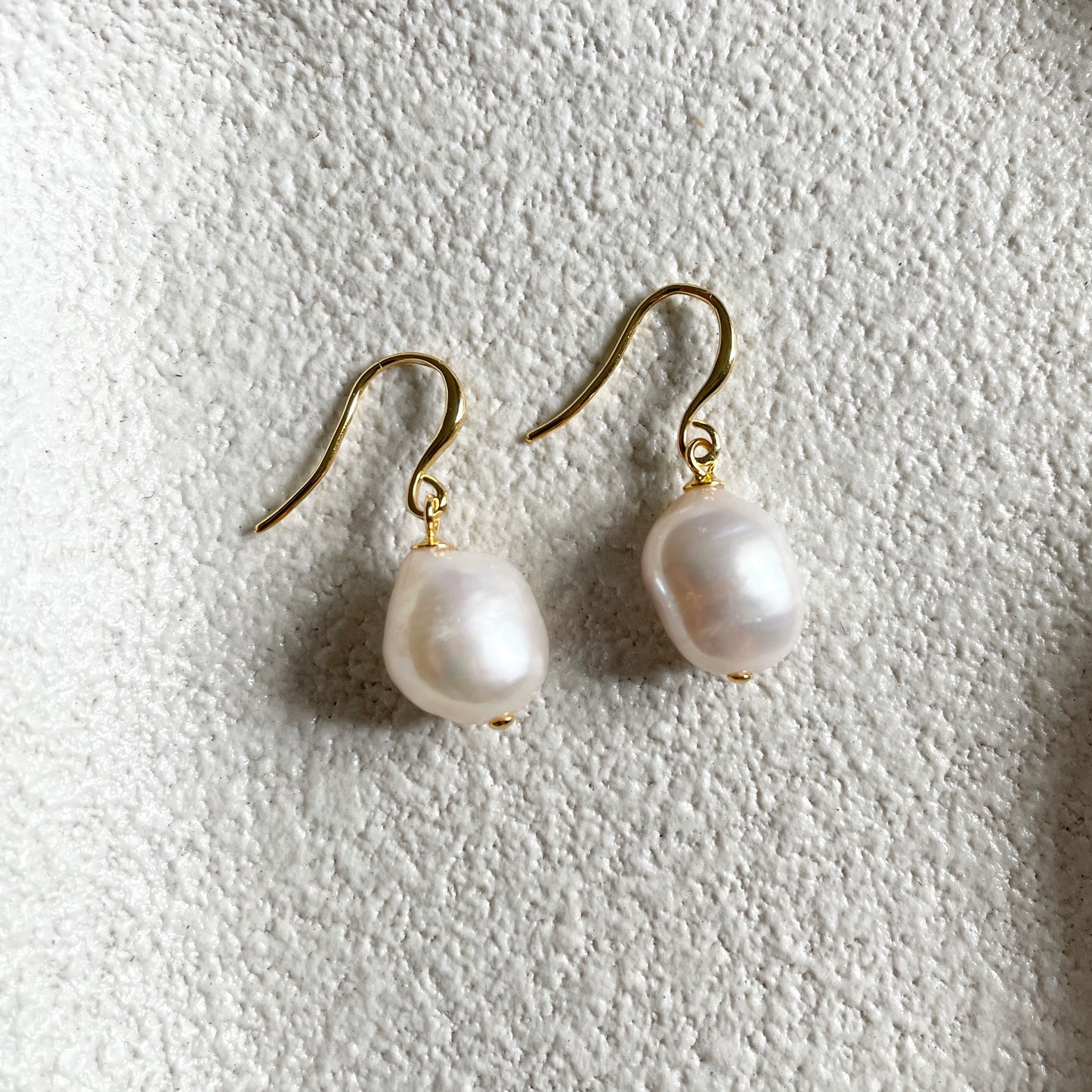 Baroque Pearl Hook Earrings