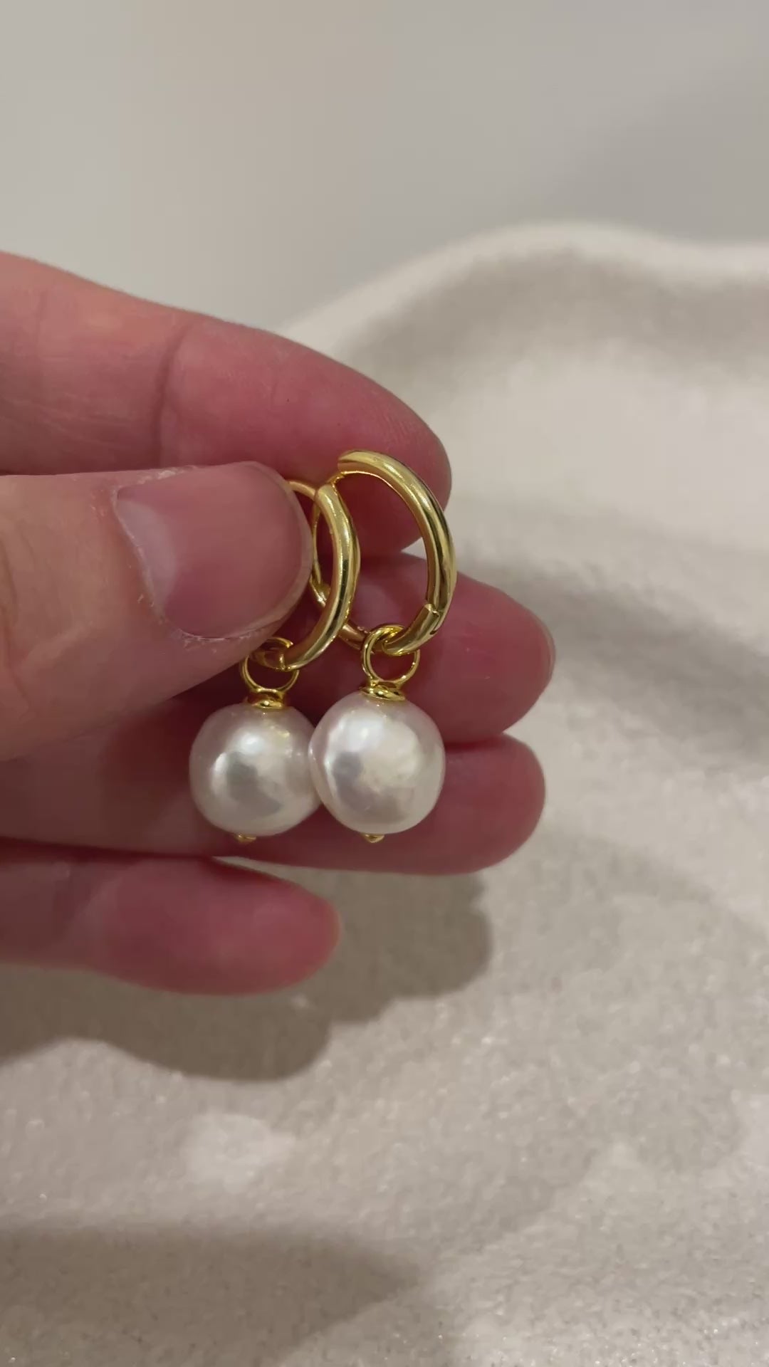 baroque pearl earrings