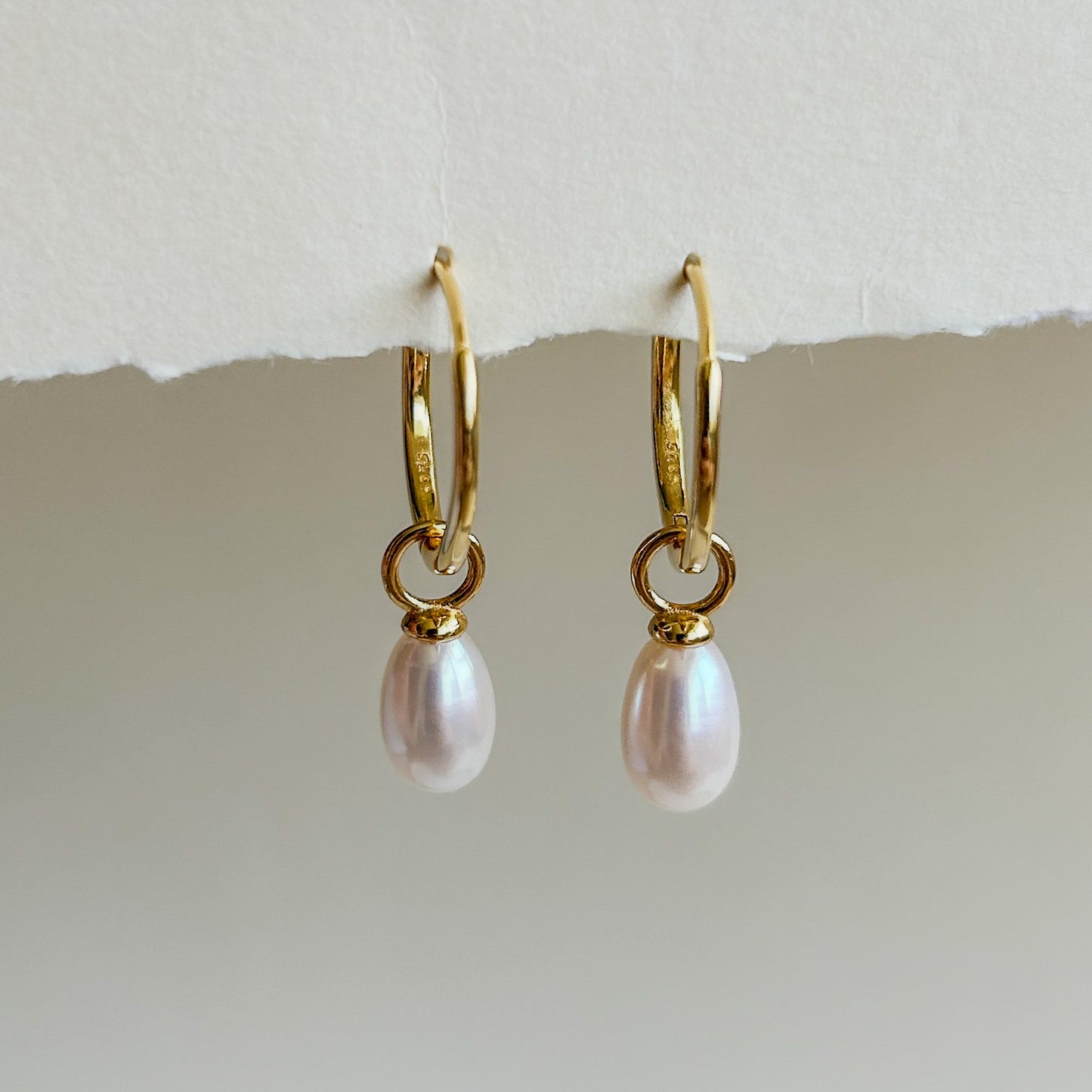 raindrop pearl earrings 2